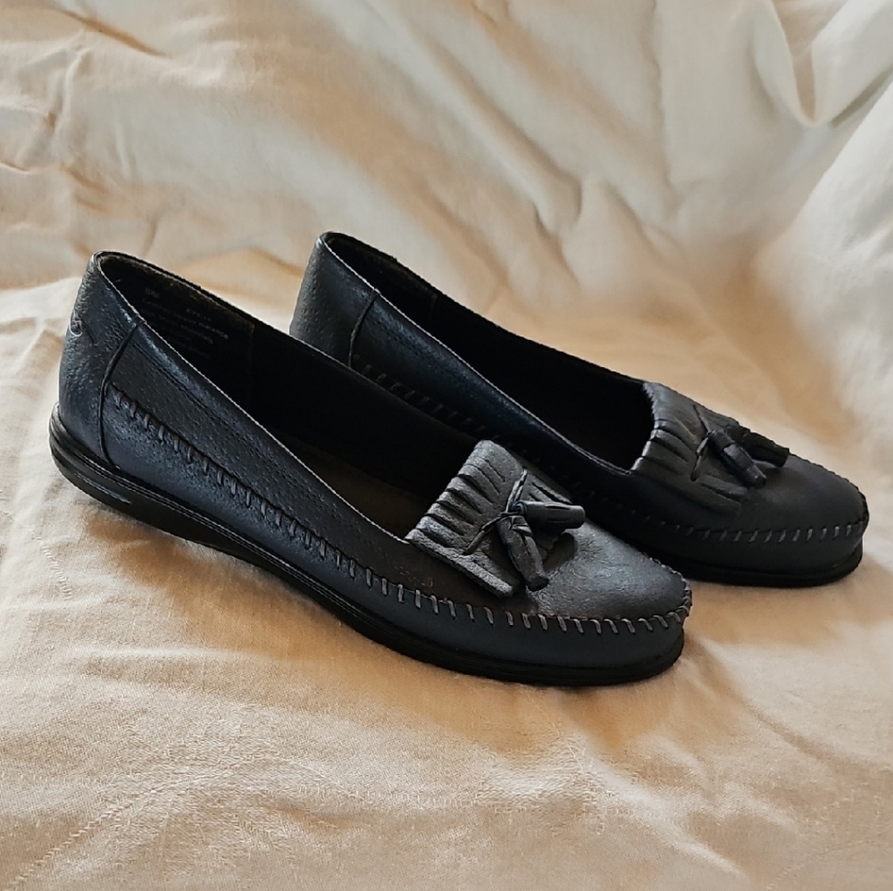 Dr. Scholl's Navy Blue Women's Loafers, Size 8M, E23-15